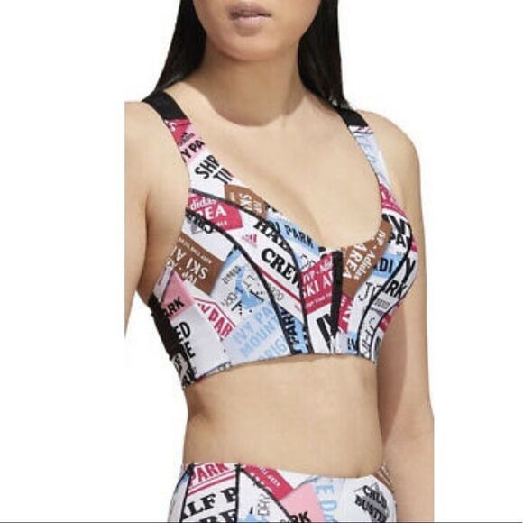 adidas Ivy Park Medium-Support Ski Tag Bra - Picture 9 of 11